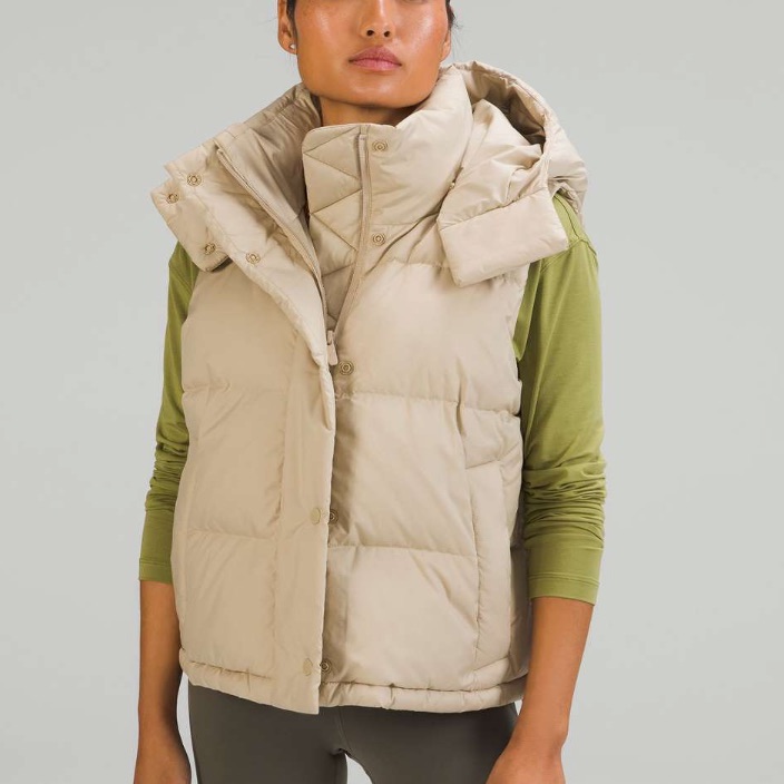 Lululemon Wunder Puff Cropped Vest Trench (First Release)